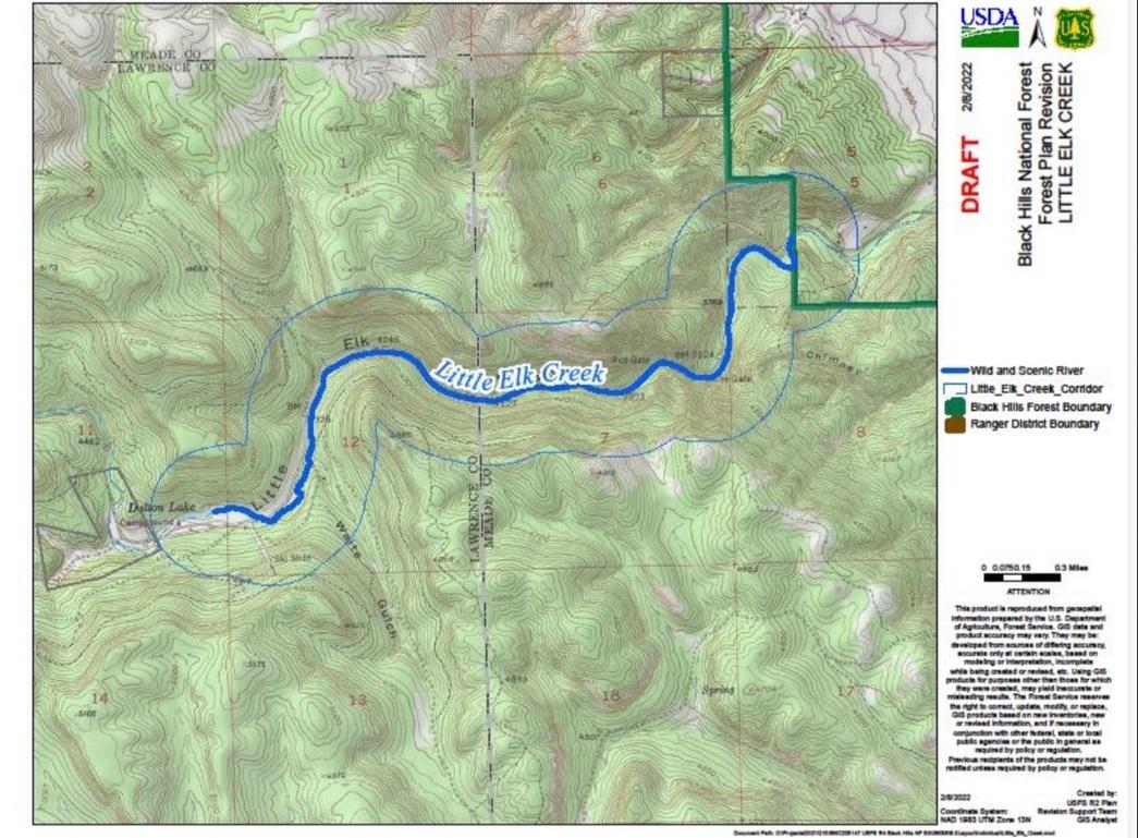 Meade County Commission opposes proposed Wild and Scenic River designation for Little Elk Creek