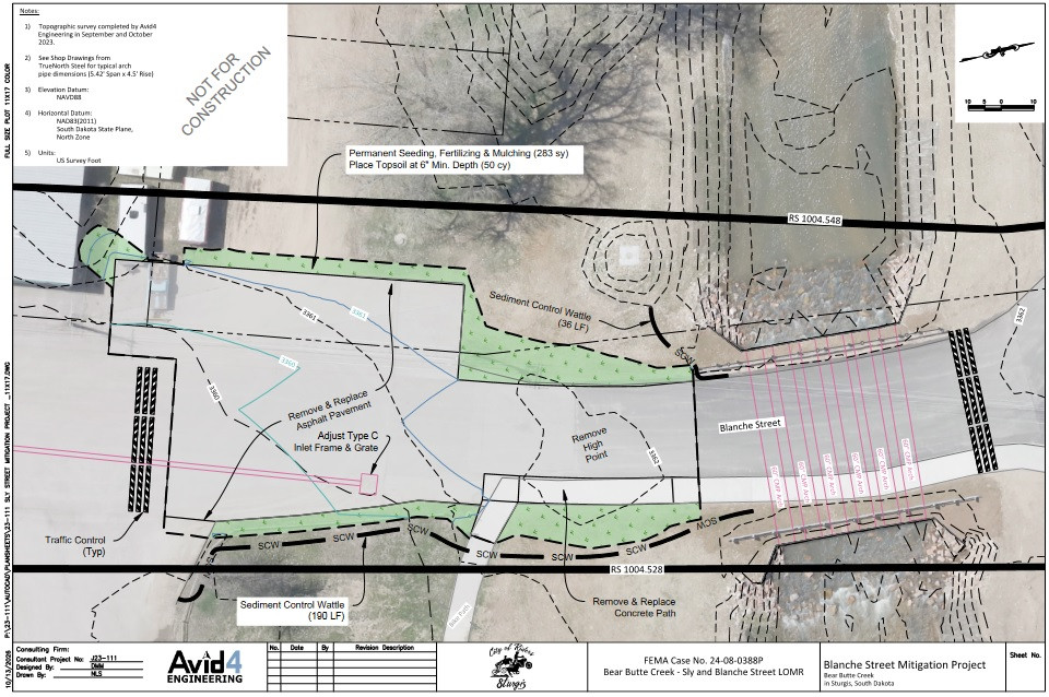 Sturgis Council approves option 1 to fix compliance violations to two Bear Butte Creek crossings