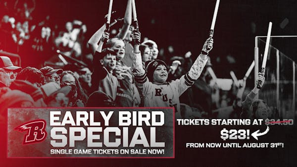 RUSH SINGLE-GAME TICKETS ON SALE NOW