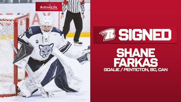 RUSH SIGN GOALTENDER SHANE FARKAS