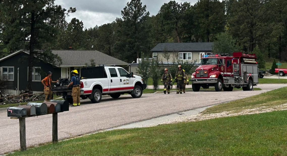 Custer fire Dept. responds to residential structure fire Sunday morning