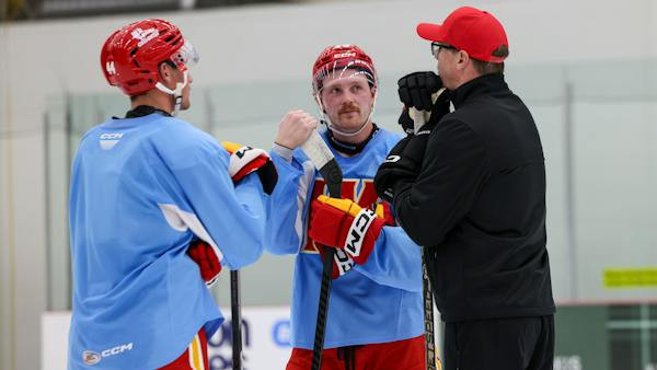 FIVE RUSH PLAYERS TAKE THE ICE AT CALGARY WRANGLERS TRAINING CAMP