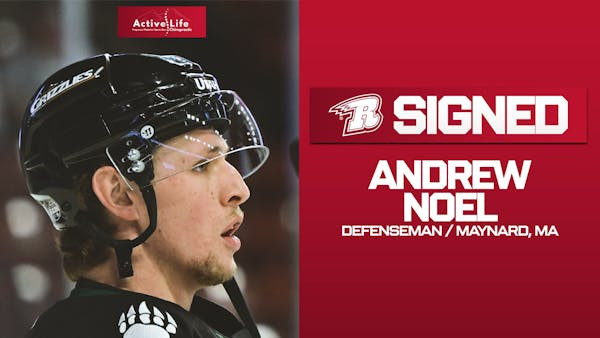 RUSH SIGN DEFENSEMAN ANDREW NOEL