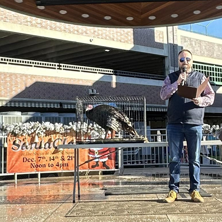 Mayor Grants Turkey Pardon on Wednesday at Main Street Square