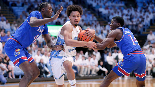 No. 25 UNC was down at half to No. 19 Kansas. A dominant 2nd half changed everything
