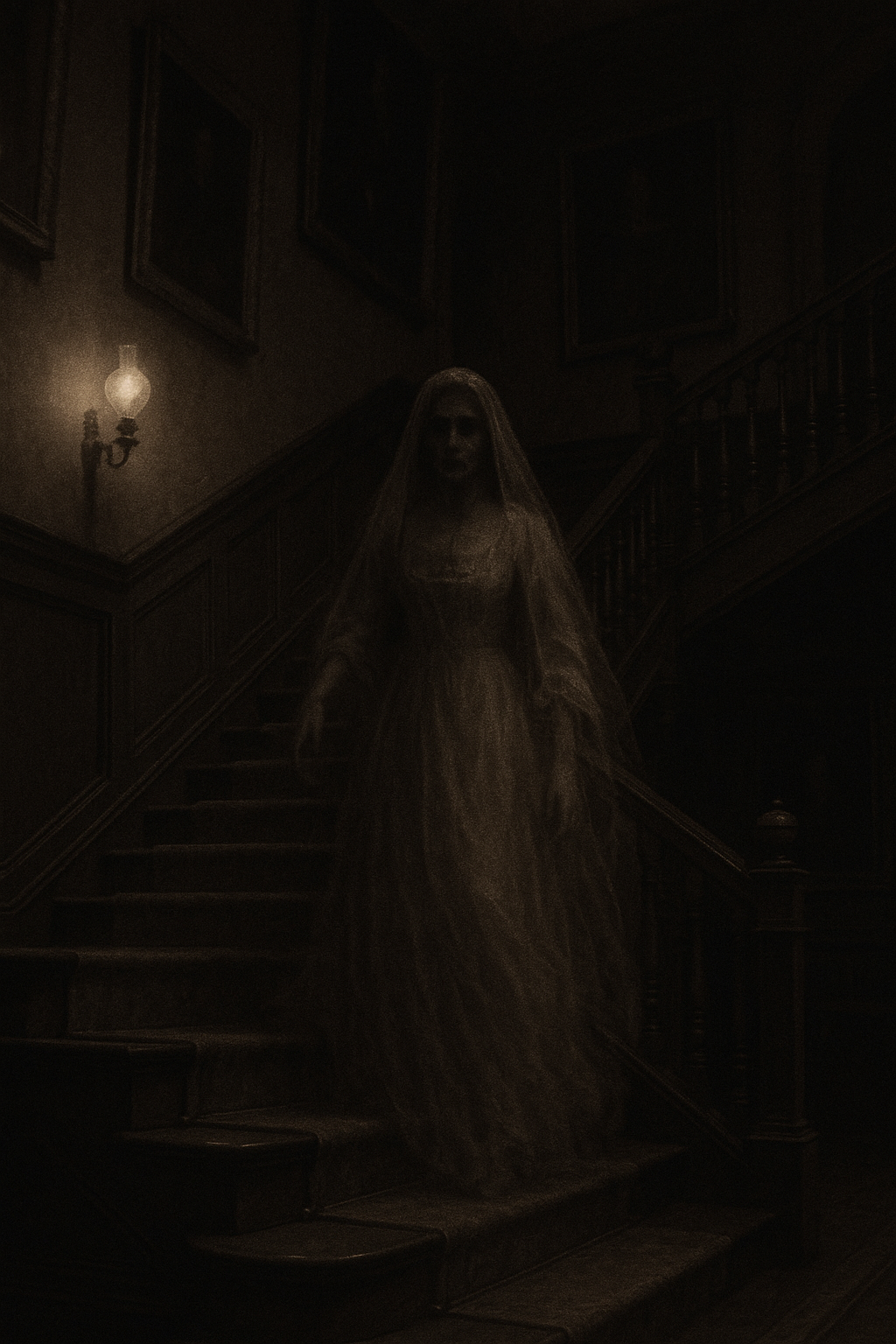 Historic Photo of ‘Brown Lady’ Ghost Continues to Haunt, Skeptics Point to Hoax