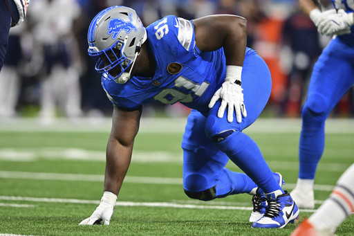 Lions DL Levi Onwuzurike out for season after ACL surgery, setback for team with ailing Alim McNeill