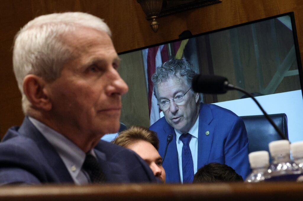 Fauci pleads the Fifth to COVID questions by US Sen. Rand Paul at intense hearing