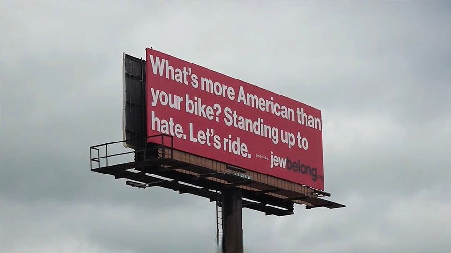 JewBelong billboard campaign at Sturgis Motorcycle Rally counters neo-Nazi, white supremacist messaging
