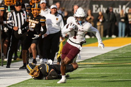 No. 3 Texas A&M’s dominant defense overwhelms No. 19 Missouri’s freshman QB in 38-17 victory