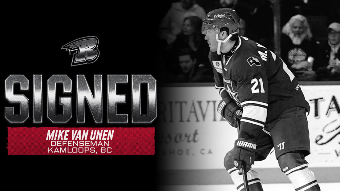 Rush Add Defenseman Mike Van Unen to Roster