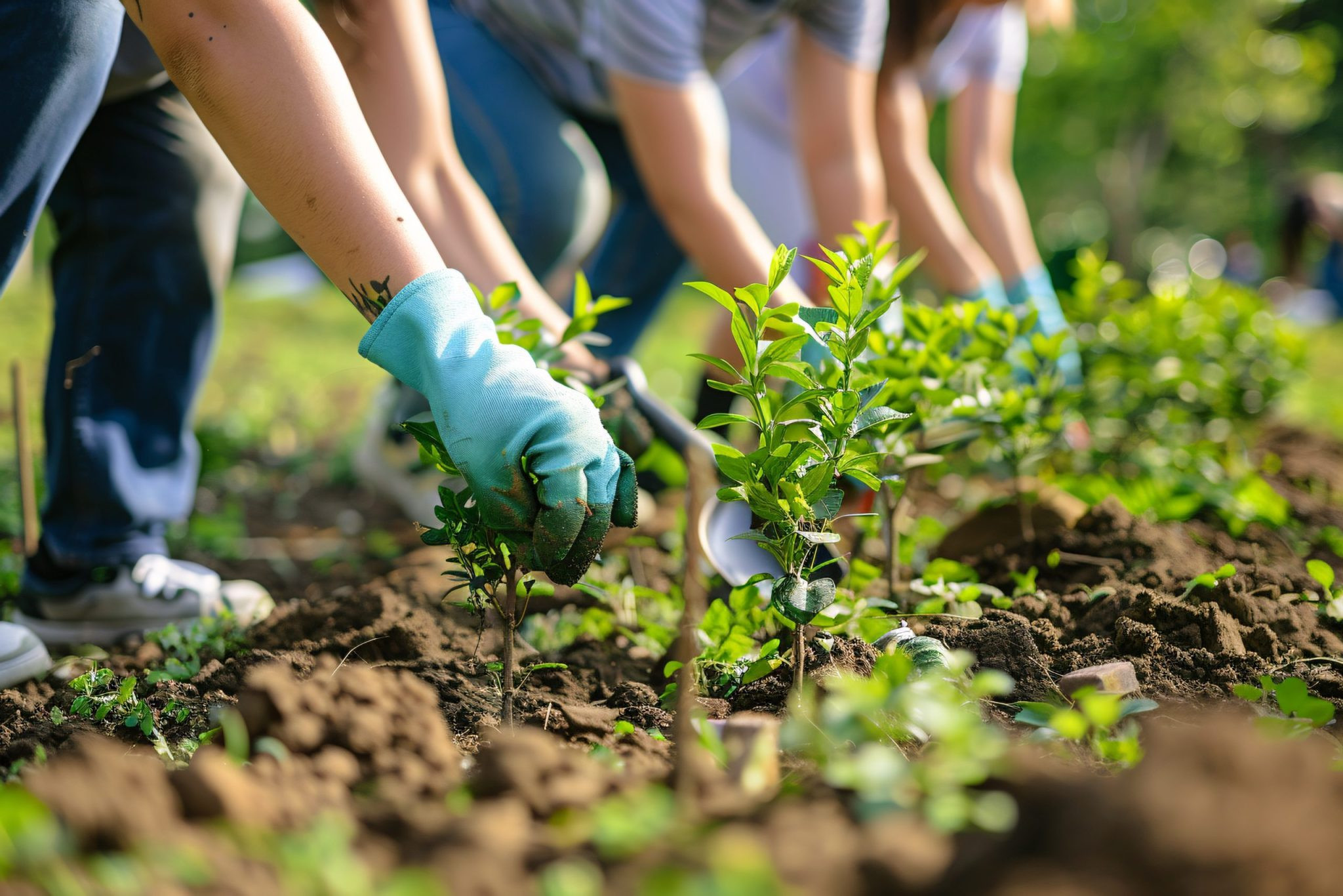 Pinedale Students Assisting Parks Crews To Plant Trees Friday