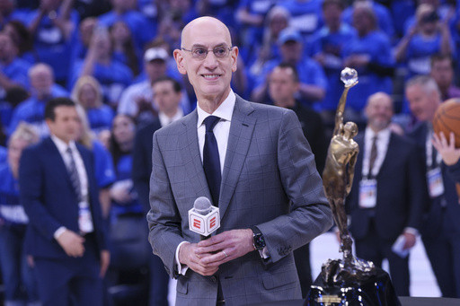 NBA working on plan for US-vs.-world format at All-Star Game next season, AP source says