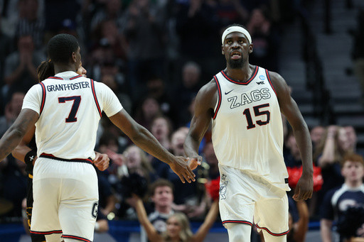 Third-seeded Gonzaga holds off No. 14 seed Kennesaw State for a 73-64 March Madness win