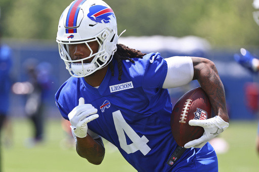 Buffalo Bills RB James Cook in attendance for team’s mandatory practice amid contract concerns