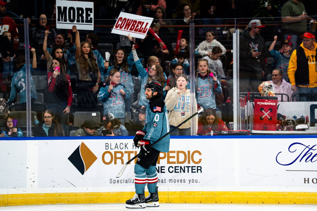 Sellout Crowd for Military Appreciation Night, Wheeling Bests Rush