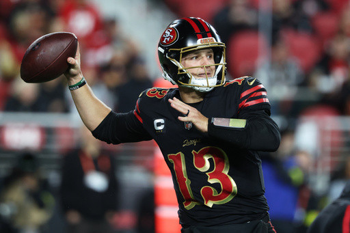 Brock Purdy leads 49ers back to Philadelphia for wild-card matchup 3 years after elbow injury