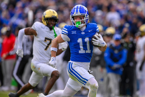 BYU says star wide receiver charged with felony rape is no longer a student there
