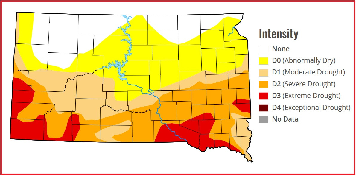 Drought in South Dakota worsens over past week