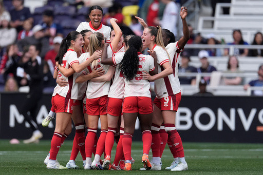 Canada beats Colombia 4-1 in SheBelieves Cup women’s soccer opener