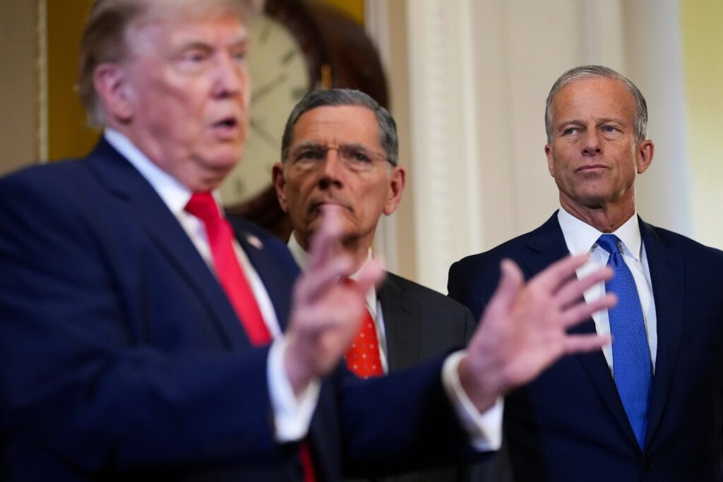 Lunch with ‘mad as a murder hornet’ Trump and US Senate GOP fails to heal divisions