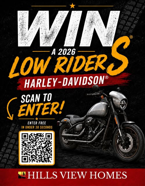 Hills View Homes Gives Sturgis Rally Visitors the Chance to Win a New 2026 Harley-Davidson