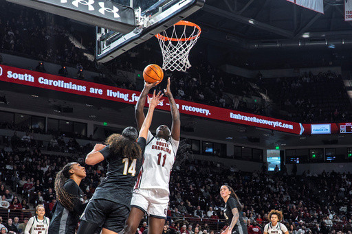 Latson, Johnson lead No. 2 Gamecocks to 103-74 win, ending ‘Dores perfect start