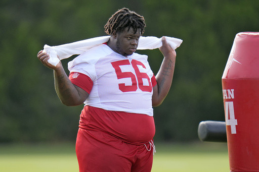 Desmond Watson, the heaviest player in NFL history, was released by Tampa Bay