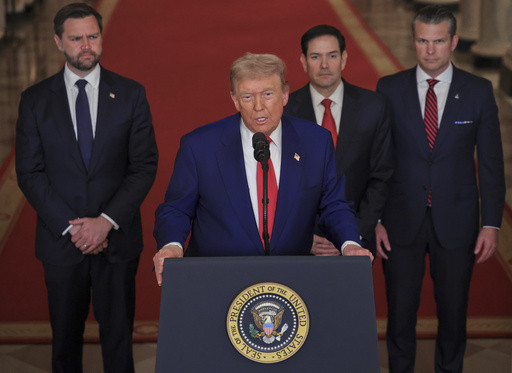 Transcript of Trump’s speech on US strikes on Iran
