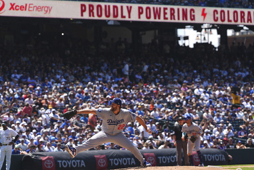 Dodgers left-hander Kershaw strikes out 5, moves closer to 3,000 career strikeouts