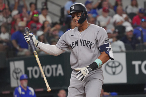 Aaron Judge returns to the lineup at DH as the Yankees wait for clarity on his throwing arm