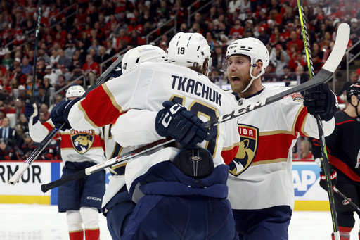 Bennett, Verhaeghe help Panthers roll past Hurricanes 5-0, take 2-0 lead in Eastern final