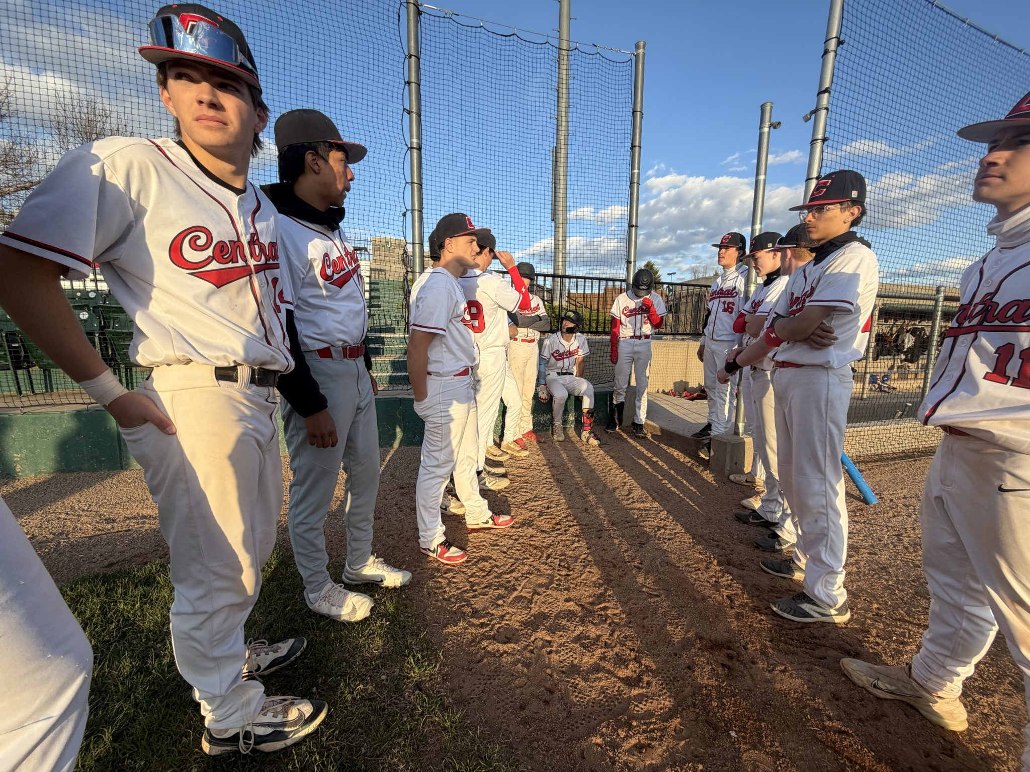 Central Baseball Splits Weekend