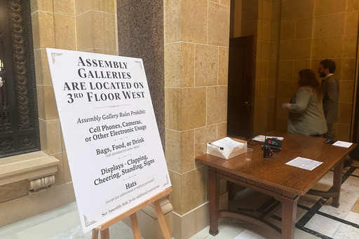 Network shutdown leaves Wisconsin lawmakers meeting outside of public view