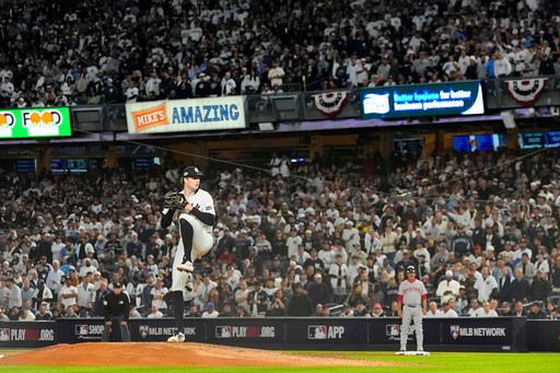 Schlittler’s playoff gem for Yankees against rival Red Sox prompts Boone to say `A star is born’