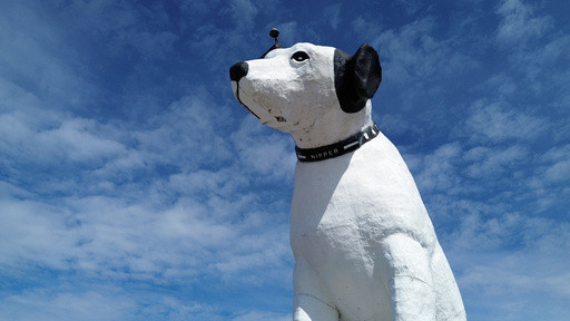Nipper, stay! The future of a beloved dog statue on a New York warehouse is up in the air