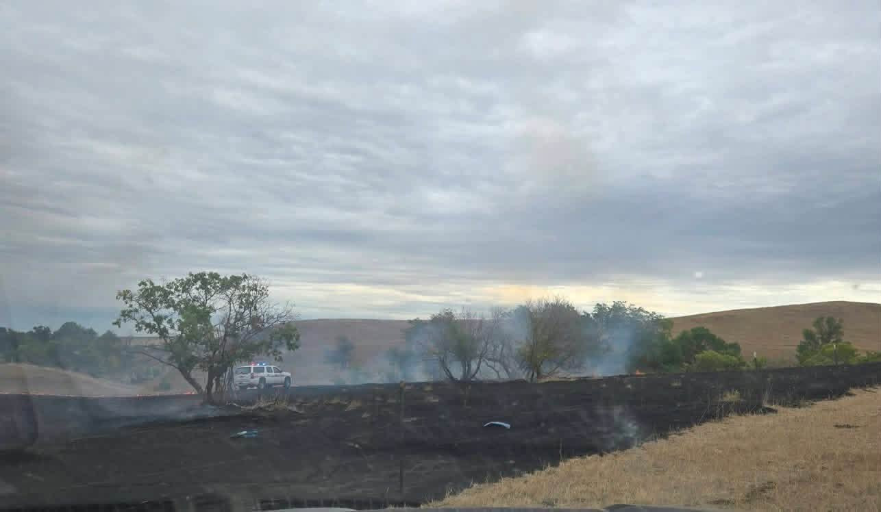 Small fire quickly doused north of Sturgis