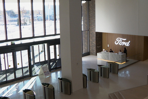 Ford Motor shows off new high-tech HQ. It has a ‘crown jewel’ showroom and room for 4,000 employees