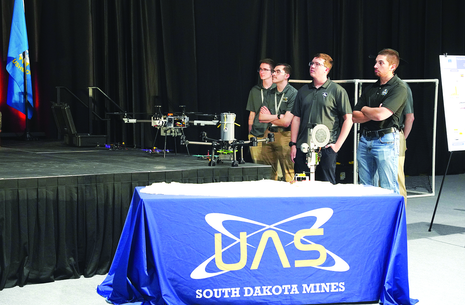 Mines UAS Team Showcases Drone Technology at Black Hills Defense & Industry Symposium