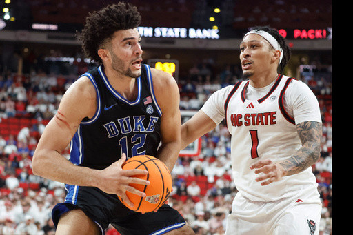 Cameron Boozer helped No. 1 Duke secure the outright ACC title. He had the marks to prove it, too