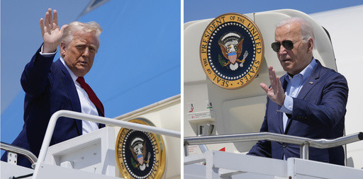 Trump’s pace of early travel largely mirrors Biden’s, but with more sports events and golf