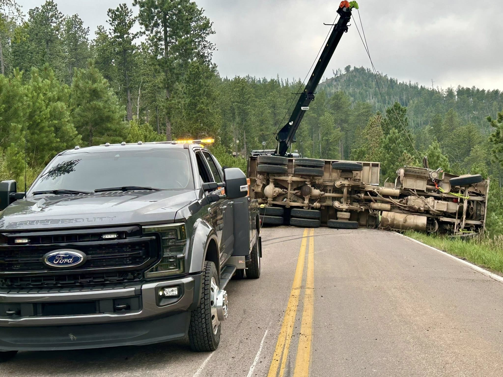 Emergency Crews Clear Sylvan Lake Road After Extended Closure