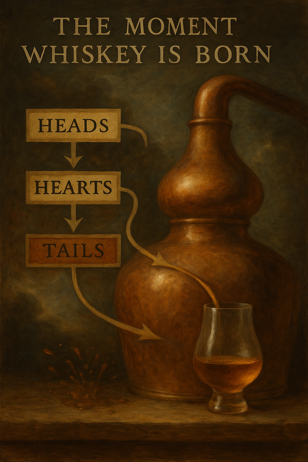 THE MOMENT WHISKEY IS BORN