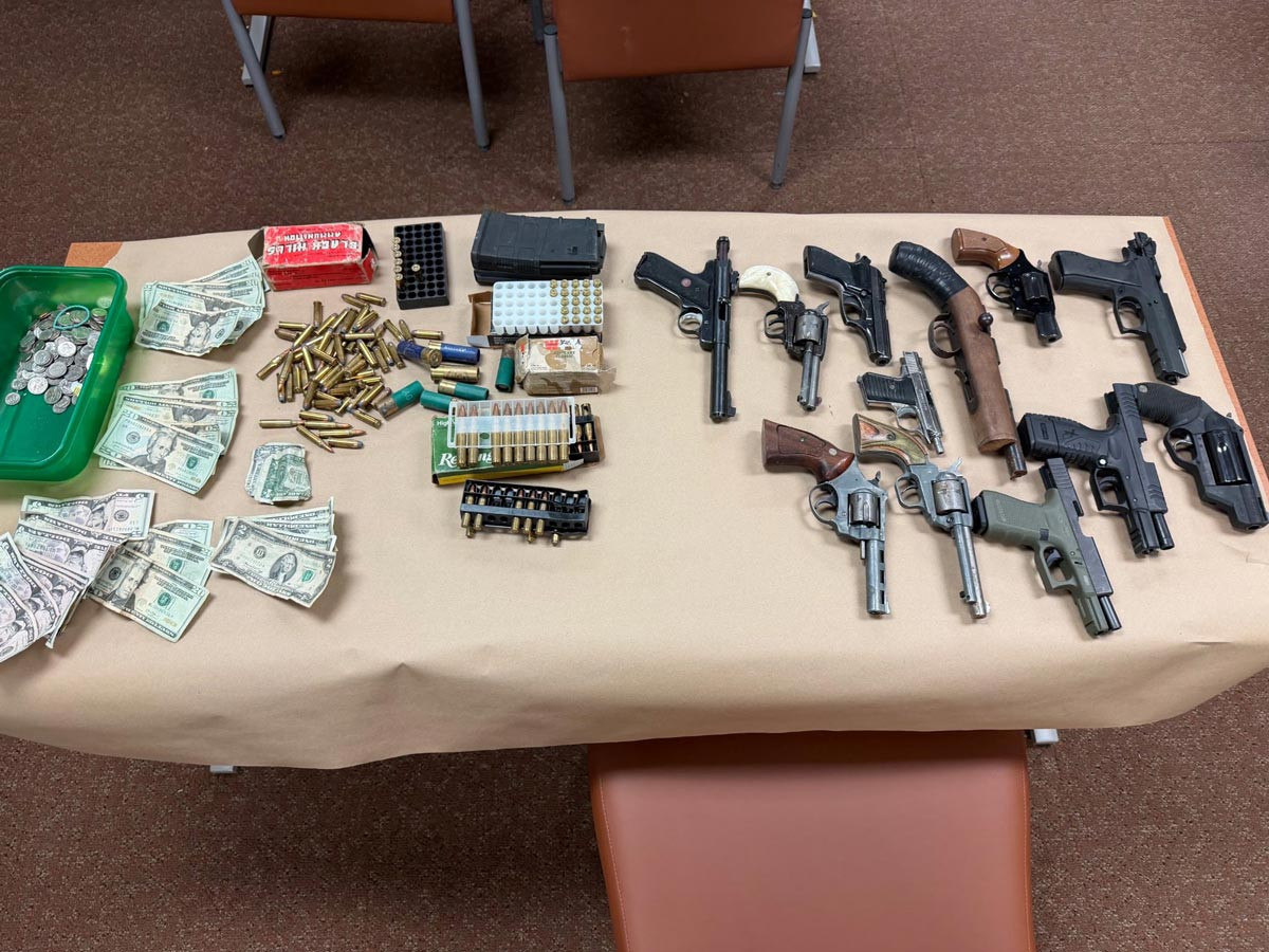 Oglala Sioux Tribe Law Enforcement Seizes Alcohol and Stolen Firearms