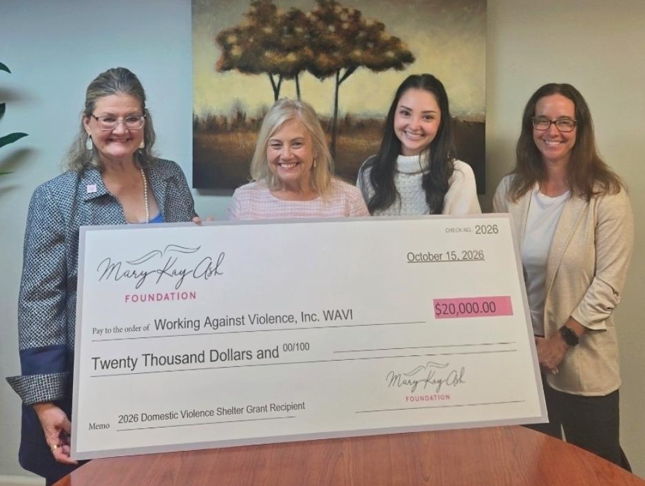 WAVI recipient of Mary Kay Ash Foundation award