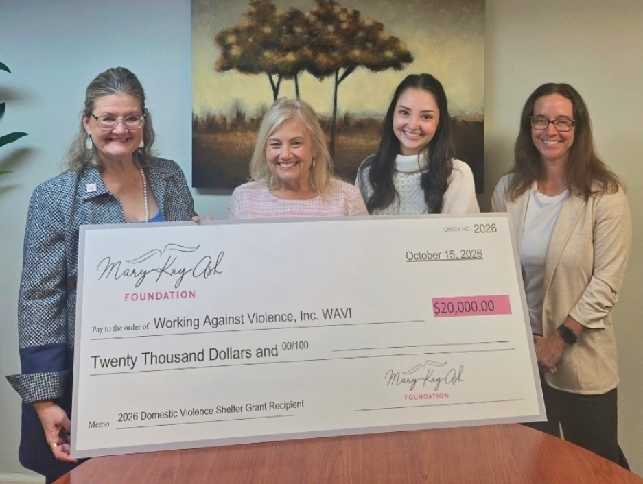 WAVI recipient of Mary Kay Ash Foundation award