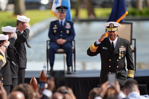 Admiral hands over leadership of command overseeing the Trump administration’s boat strikes