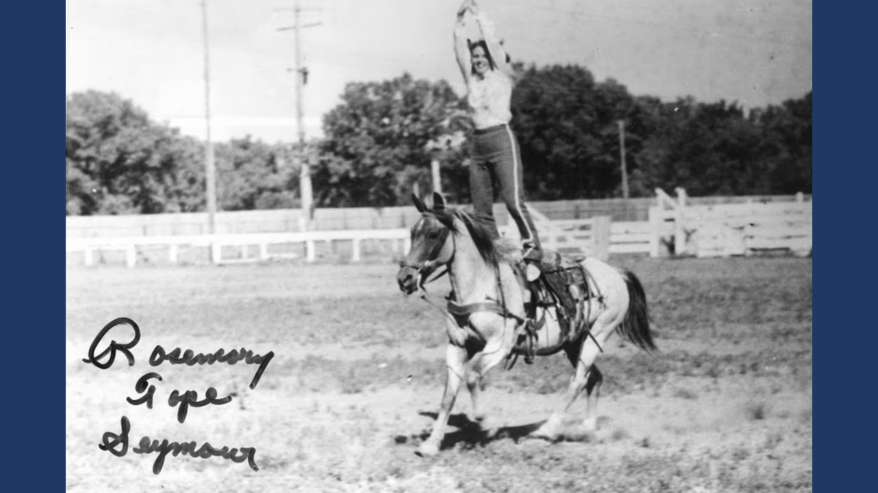 The Tope Sisters had a long career in the rodeo arena