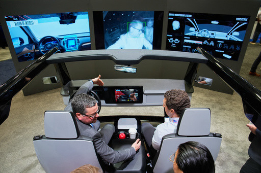 At CES, auto and tech companies transform cars into proactive companions