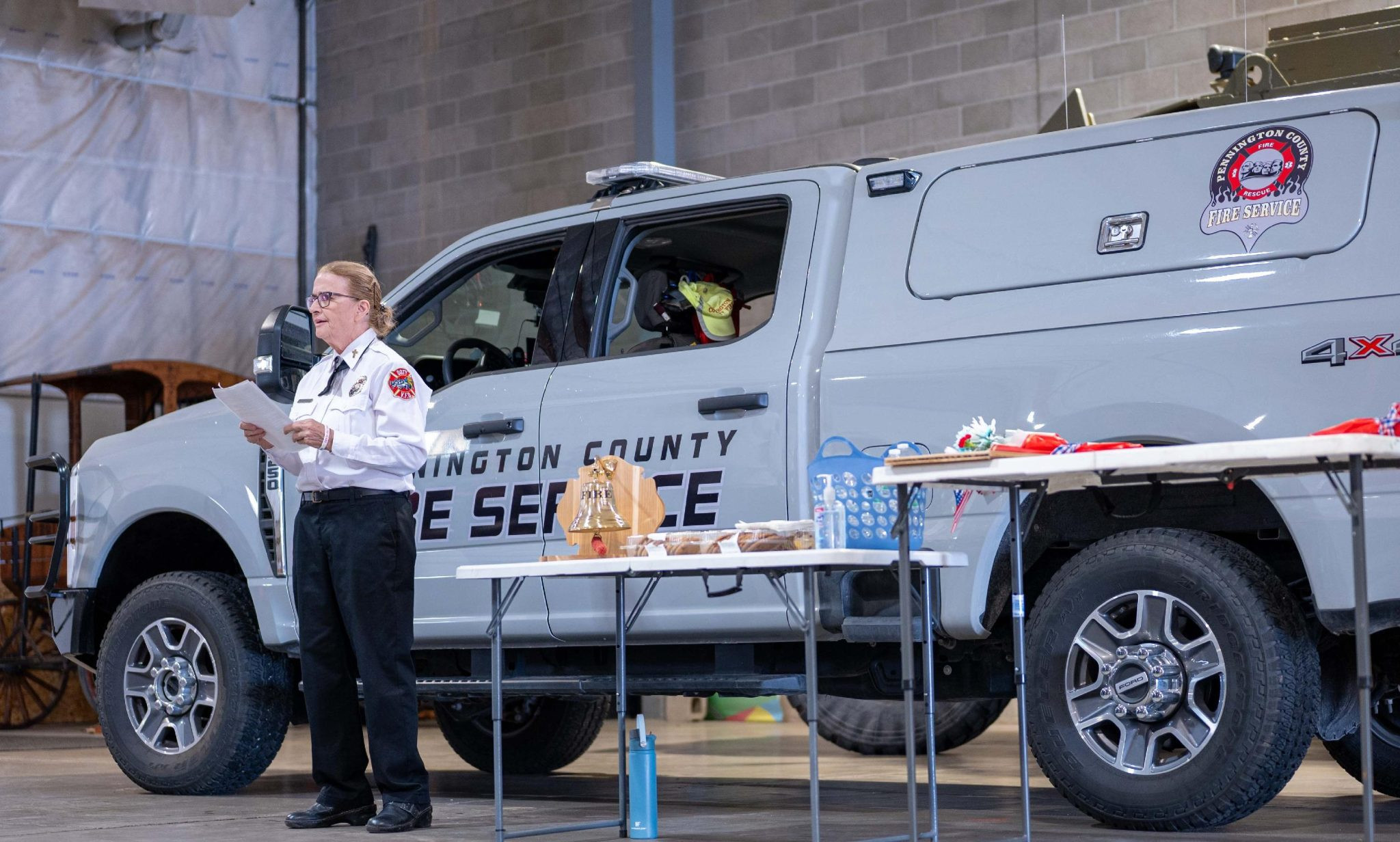 Pennington County Fire Service Dedicates New Service Vehicle